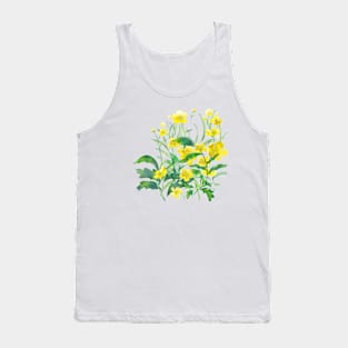 Yellow summer flowers Tank Top